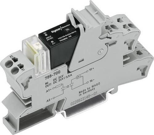 WAGO Halbleiterrelais 788-700 3.5 A Schaltspannung (max.): 24 V/DC 1 St.