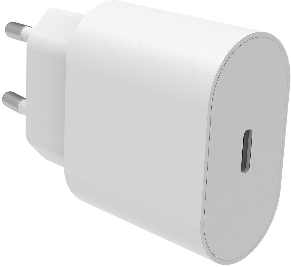 Smartline PD (Power Delivery) 20W USB-C Vægoplader  - Hvid