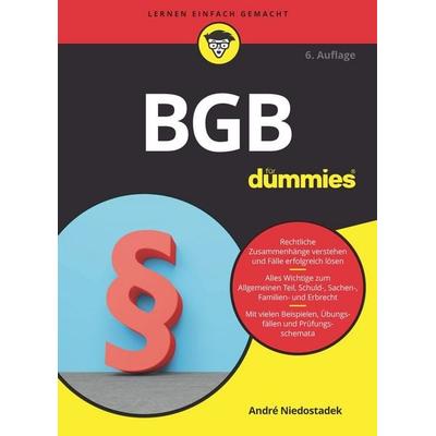 BGB für Dummies, Taschenbuch von André Niedostadek, Wiley-VCH, 978-3-527-71887-0
