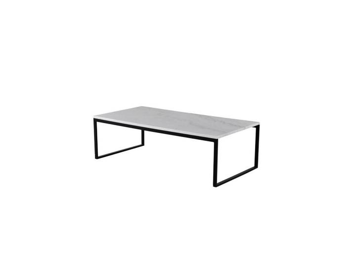 Furnlux Couchtisch Estelle Weiß 60x120x36 cm, Metall, 60x36x120 cm, Wohnzimmer, Wohnzimmertische, Couchtische