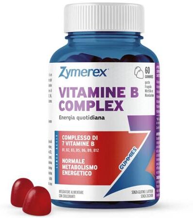 Zymerex Vitamine B Complex Integratore Per Energia 60 Gummies