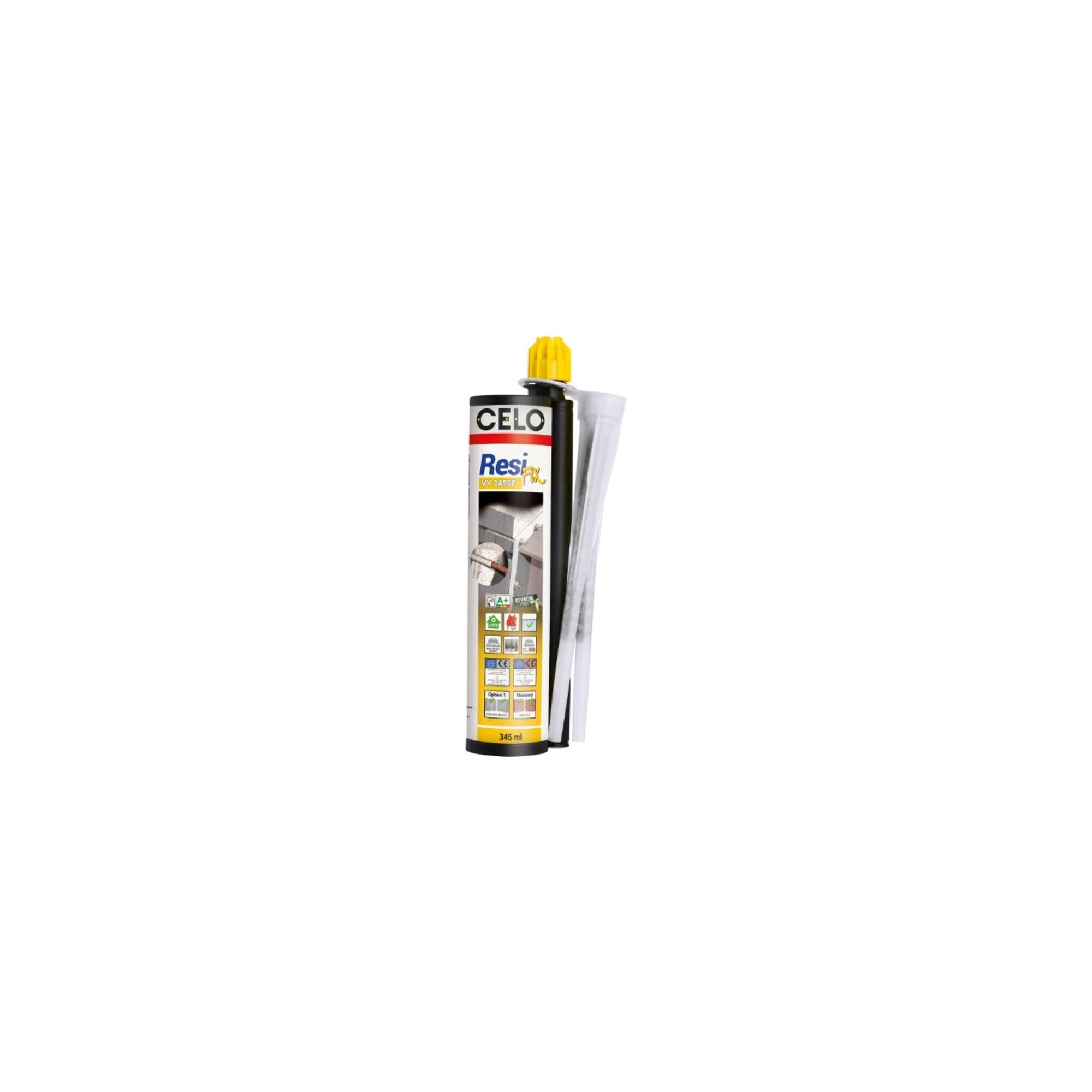 CELO Injektionsmörtel ResiFIX VY 345 SF, Vinylester ; CELO Befestigungssysteme (345VSF)