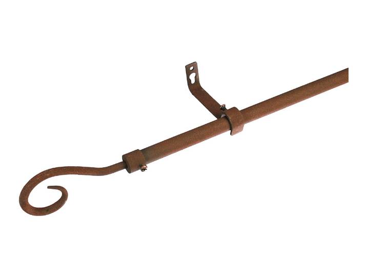 Gardinenstange LIEDECO Syrakus Ã˜ 16 mm , braun (rost), Ø:16mm, Metall, Gardinenstangen, Gardinenstange