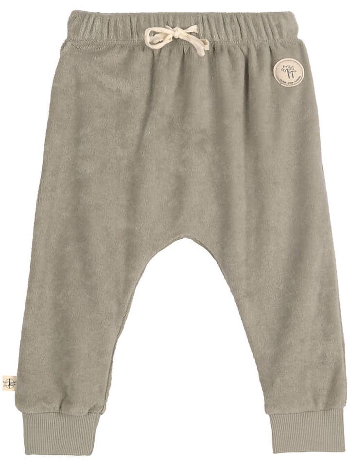 Lässig Sweathose in Khaki - 98/104