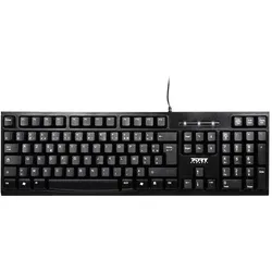 Port Designs 501896 Tastatur USB (Kabelgebunden), Maus, Schwarz
