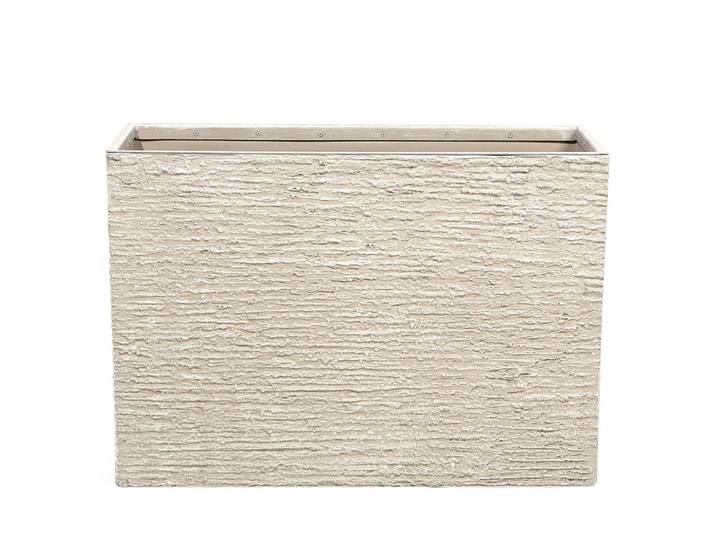 BLUMENTOPF hellbeige rechteckig 34/80/56 cm Edessa