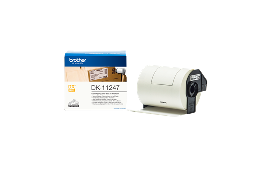 Brother DK-11247 Einzeletiketten (Papier) - 103 x 164 mm, 180 Stück pro Rolle