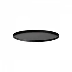blomus Tablett Peasy Ø 38 cm Edelstahl Schwarz L (Large)