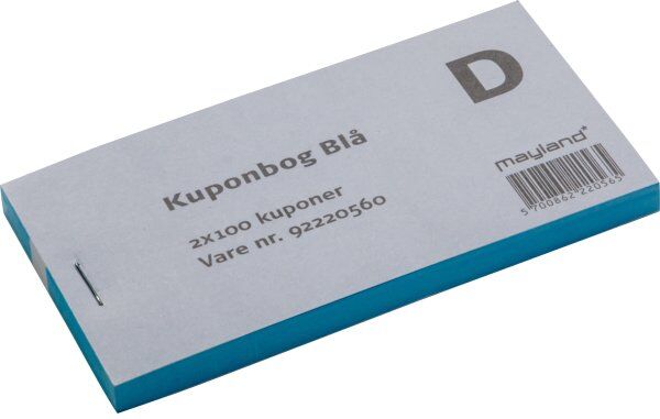 Mayland Blanket   Kuponbog Blå   2x100 Kuponer