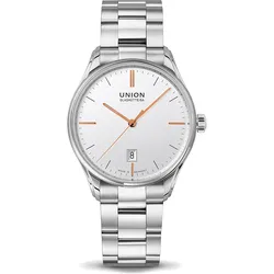 Union Glashütte Viro Datum 41mm - Herren D011.407.11.031.01 Sonderangebot - weiß,silber - 41mm