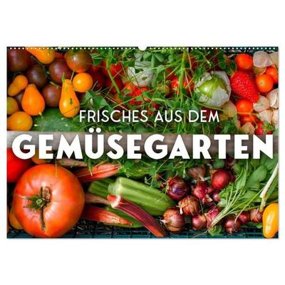 Frisches aus dem Gemüsegarten (Wandkalender 2027 DIN A2 quer), CALVENDO Monatskalender