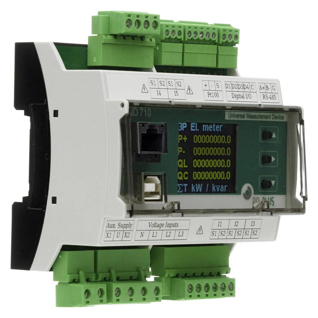 PQ Plus UMD 710A Digitales Hutschienenmessgerät (12.16.2110.co)