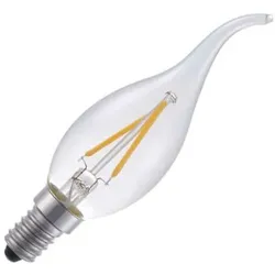 SPL | LED-Kerzenlampe mit Spitze | Kleine Fassung E14 | 2W Dimmbar