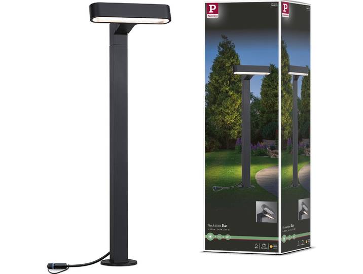 Paulmann Plug & Shine LED Pollerleuchte Ito Einzelleuchte Horizontale Ausrichtung