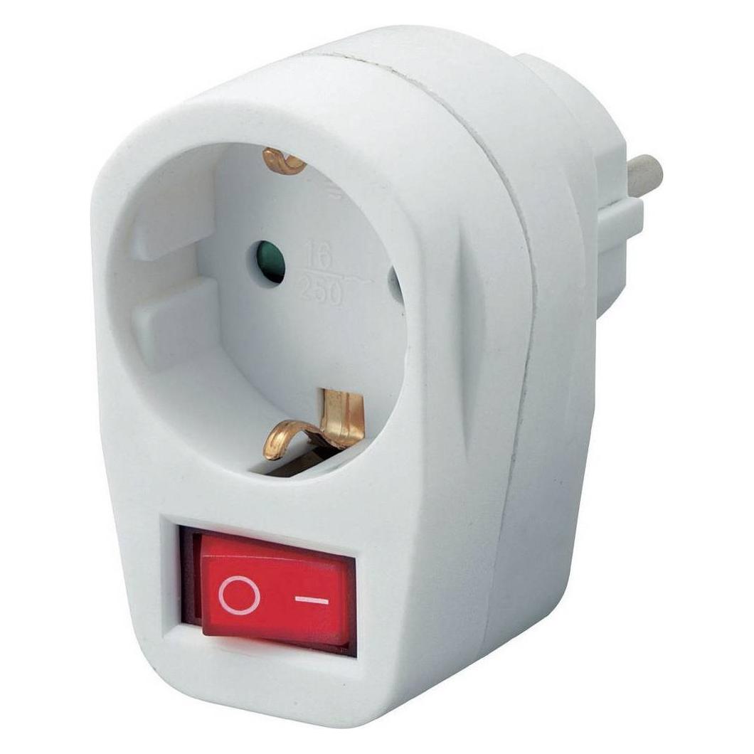 778992 Schaltbare Zwischensteckdose 1polig Weiss (1x) (778992)