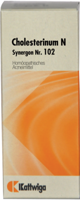 Kattwiga Arzneimittel GmbH SYNERGON KOMPLEX 102 Cholesterinum N Tropfen 50 ml 03633906
