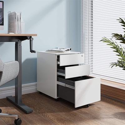 No 3 Drawer Rolling Pedestal Under Desk