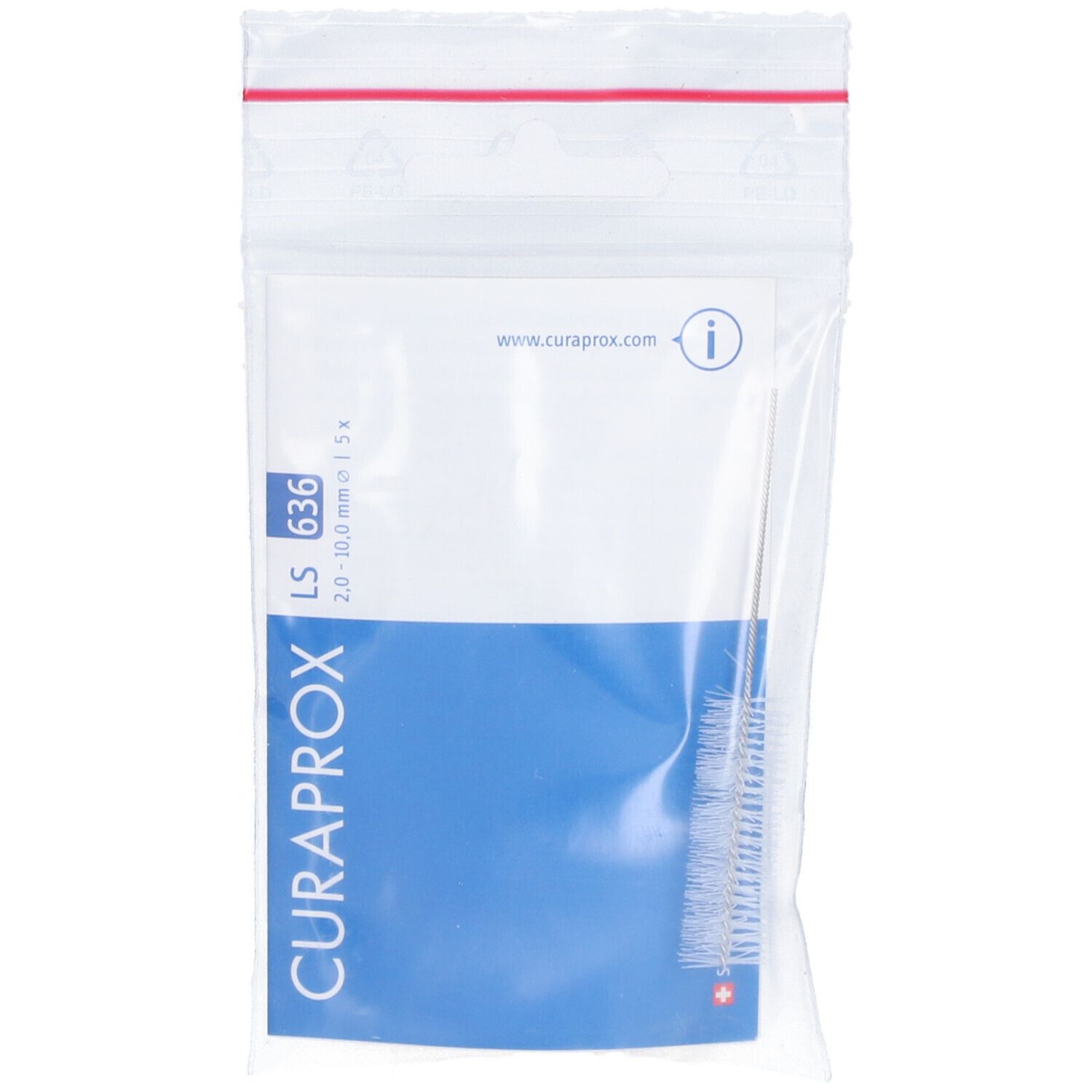 Curaprox LS 636 Interdentalbürste grob 5 St Zahnbürste