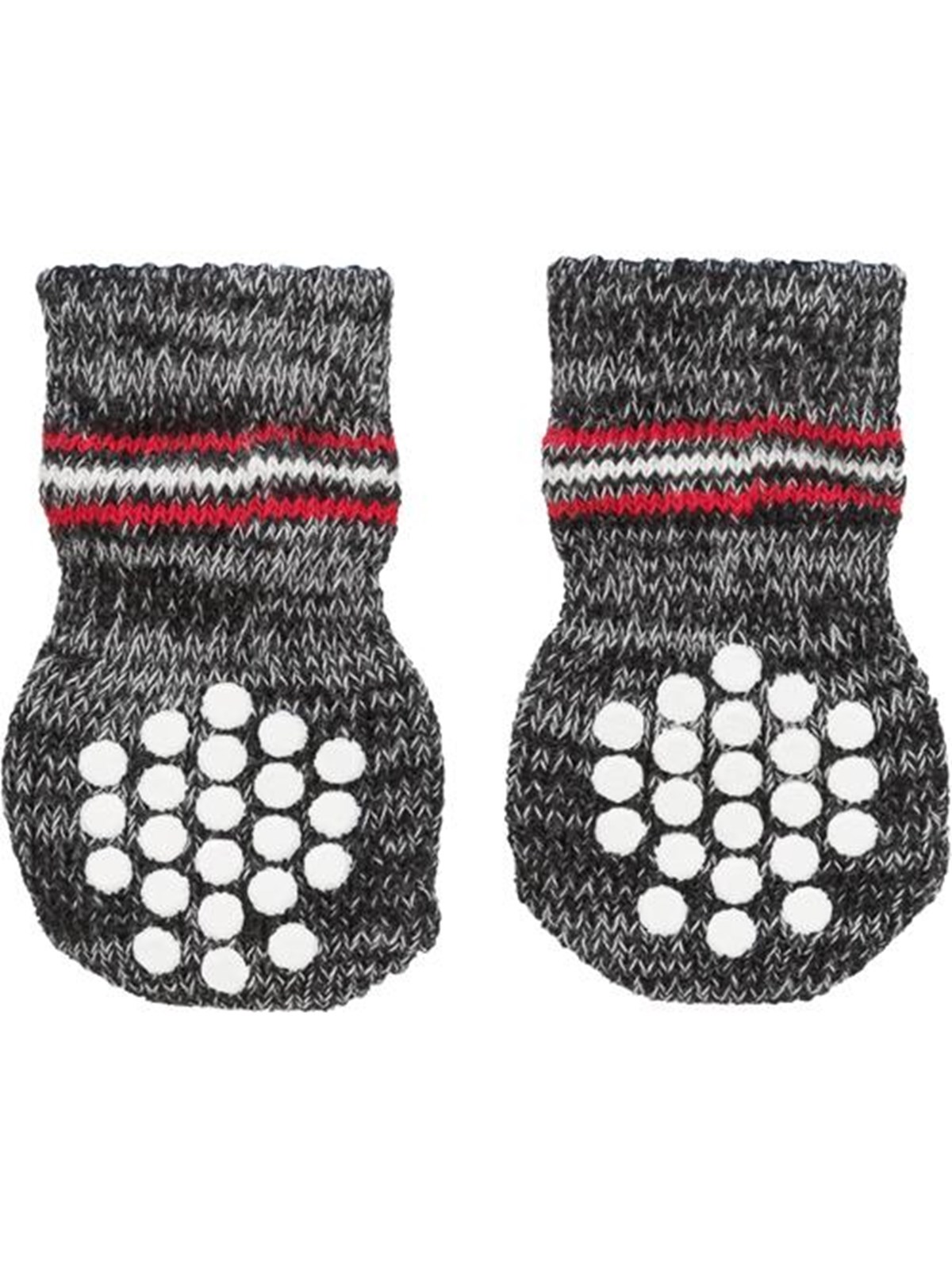 Trixie Dog Socks Grey M-L (2 pcs.) non-slip
