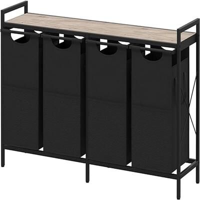 NO "4 Gal Laundry Basket with Large Desktop Sorter for Laundry Room organization - 53.5""L x 13.39""W x 28.27""H"