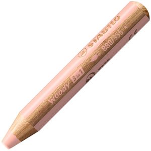 Stabilo Buntstifte woody 3 in 1, 880/355, Multitalent-Stift, apricot, 1 Stück
