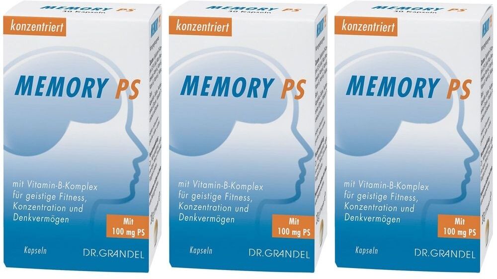 DR. GRANDEL Memory PS Kapseln Grandel 3x 3x50 St