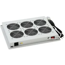 Triton 19" Lüftereinheiten, 6 Lüfter, Serverschrank Zubehör, Schwarz
