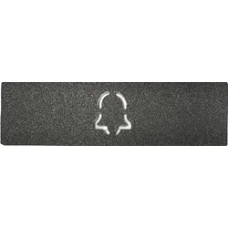 DoorBird D21x Namensschild für eine Ruftaste, Glockensymbol – DB 703