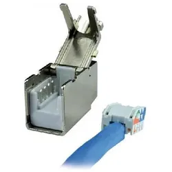 MCL CAT6 RJ45 TOOLESS, Router, Silber