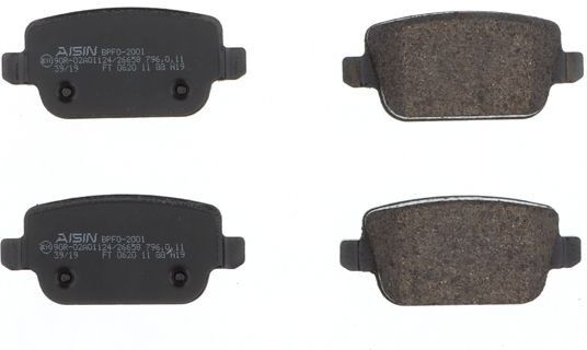 AISIN BPFO-2001 Brake pad set