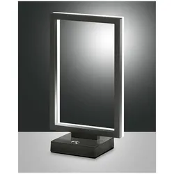 Fabas Luce Bard Tischleuchte LED 1x15W Metall- und Methacrylat Anthrazit