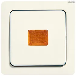 Jung 5561KO Abdeckung mit Lichtaustrittsfenster orange CD weiß