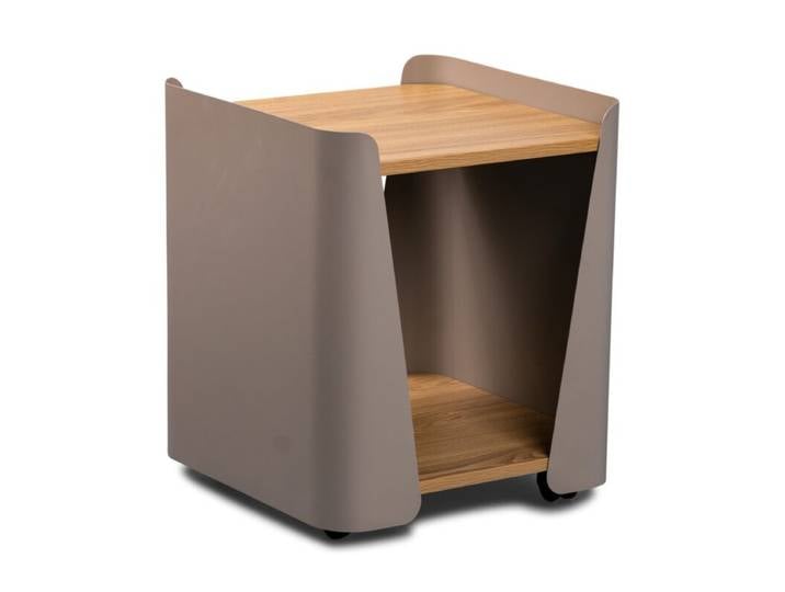 Trendstore Marva Beistelltisch mit Rollen – Absetzung Metall g