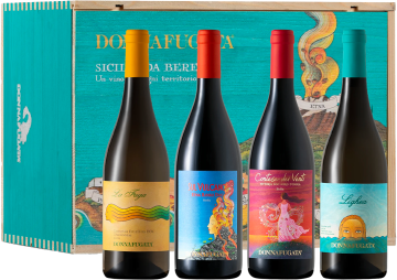 Sicilia Da Bere - Donnafugata - Holzkiste de 4 Flaschen - - wein - 3L