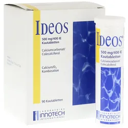 Ideos 500 Mg/400 I.E. Kautabletten - Reimport 90 St
