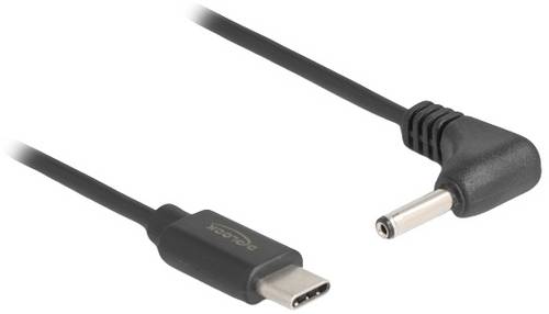 Delock USB-Ladekabel USB-C Stecker, DC Stecker 3,5mm 1.50m Schwarz 85393