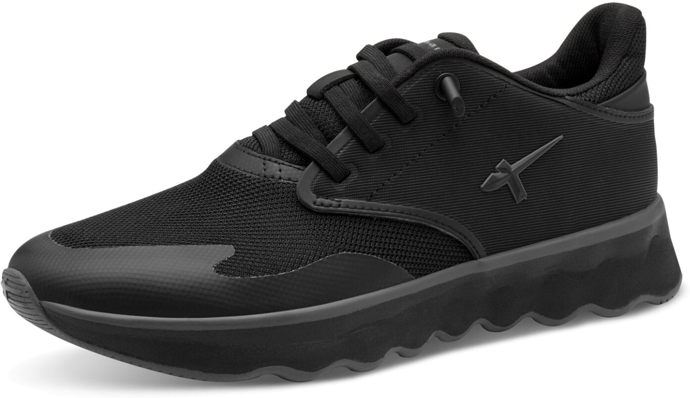 Slip-On Sneaker TAMARIS, Damen, Gr. 39, Textil, schwarz uni, Lederimitat, Synthetik, Textil, Netz, clean, unifarben, Schuhe Slip-On Sneaker, Freizeitschuh, Halbschuh, Slipper mit Kontrastbesatz schwarz uni 39, Textil