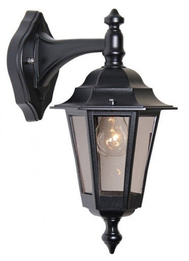 Franssen Berlusi Down Klassieke Muurlamp - Zwart
