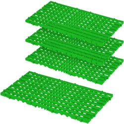 BRB 4x Bodenrost aus Kunststoff, LxBxH 800 x 400 x 25 mm, Farbe grün