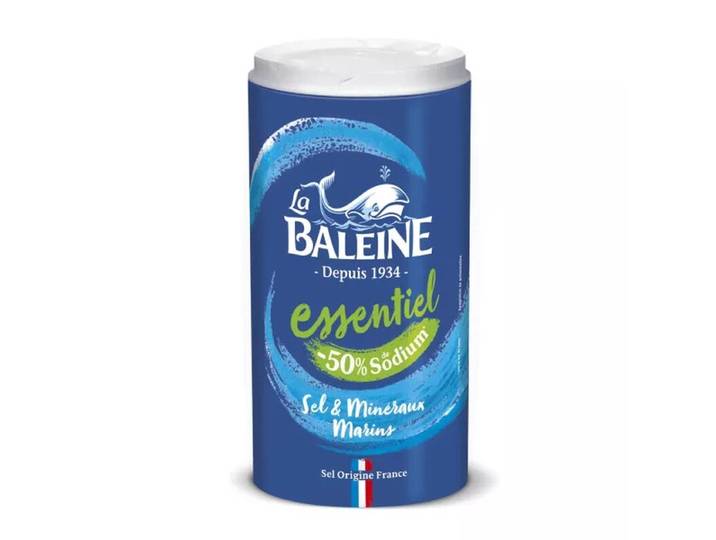 La Baleine Sel Marin - 50 % de Sodium, 350 g