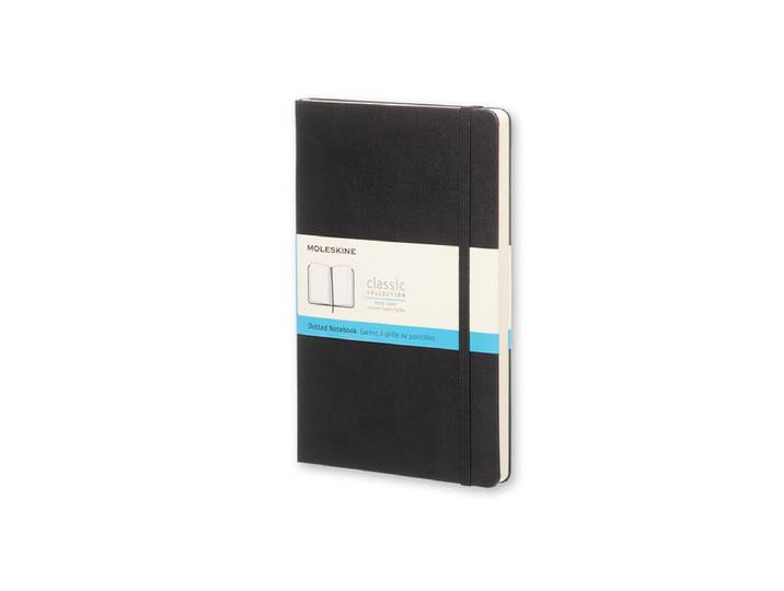 MOLESKINE Carnet classique - grand, grille pointillée - noir