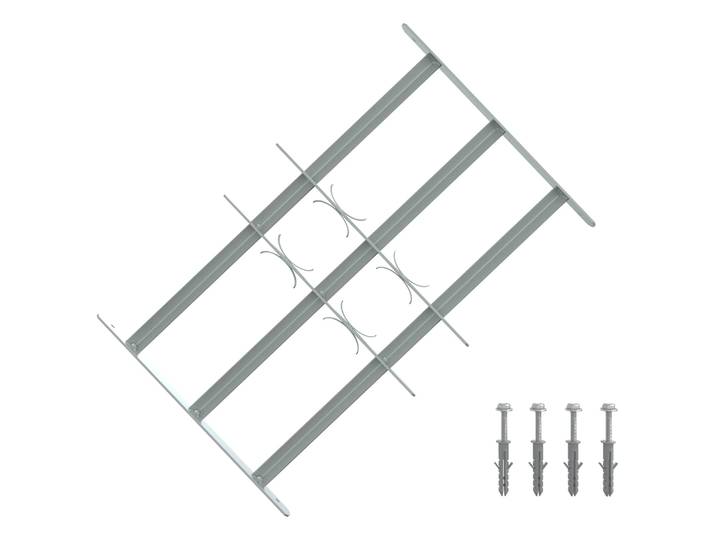 vidaXL Sicherheitsgitter für Fenster mit 3 Querstangen 3 Stk.