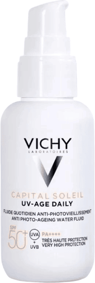 Vichy Capital Soleil UV-Age Daily Fluido Pigmentato Anti-Età SPF50+ Tonalità Media 40ml