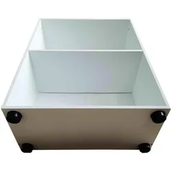 HTI-Living, Regal, Standregal Nina mit 2 Fächern Weiss (60 x 30 x 77 cm)
