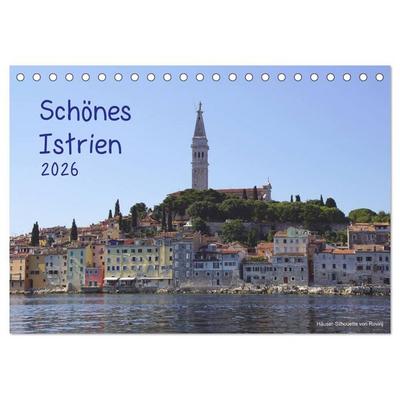 Schönes Istrien 2026 (Tischkalender 2026 DIN A5 quer), CALVENDO Monatskalender