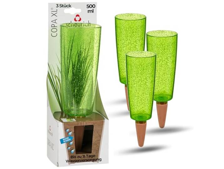 Scheurich Copa XL irrigatie waterdispenser bewateringsbal groen transparant XL groen