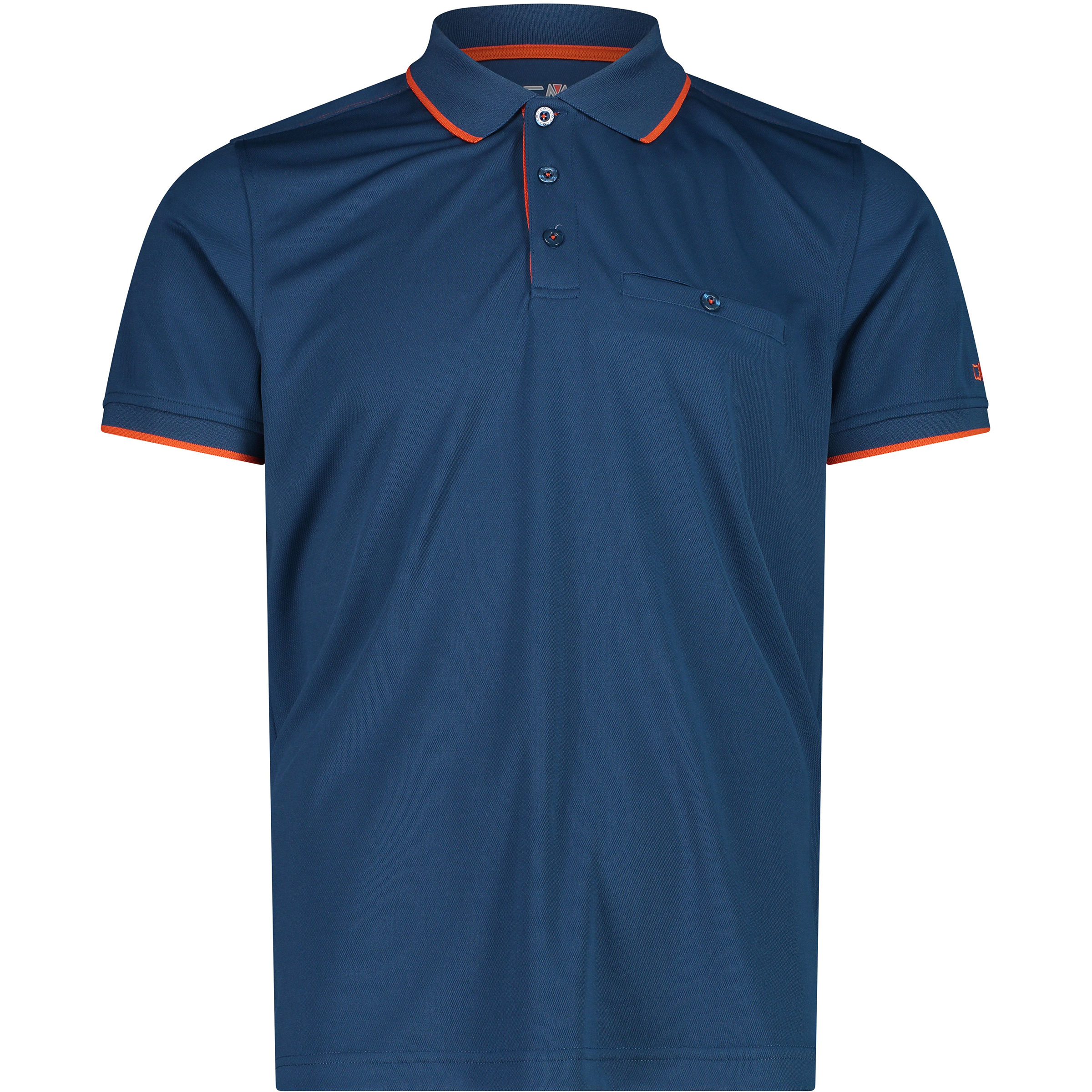 CMP Piquet Polo Herren T-Shirts blau Größe 4XL Lifestyle