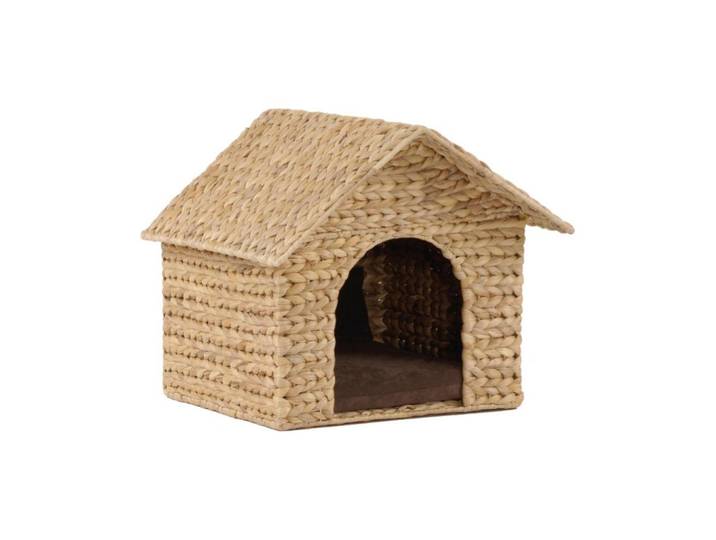 Hundehütte Casa BxHxT: 43x40x36 cm Hellbraun + Kissen