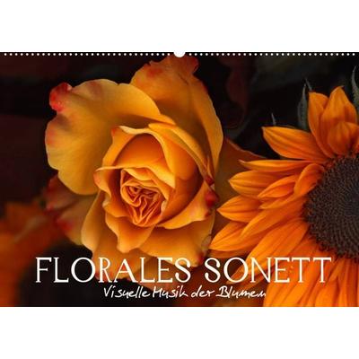 Florales Sonett - Visuelle Musik der Blumen (Wandkalender 2022 DIN A2 quer)