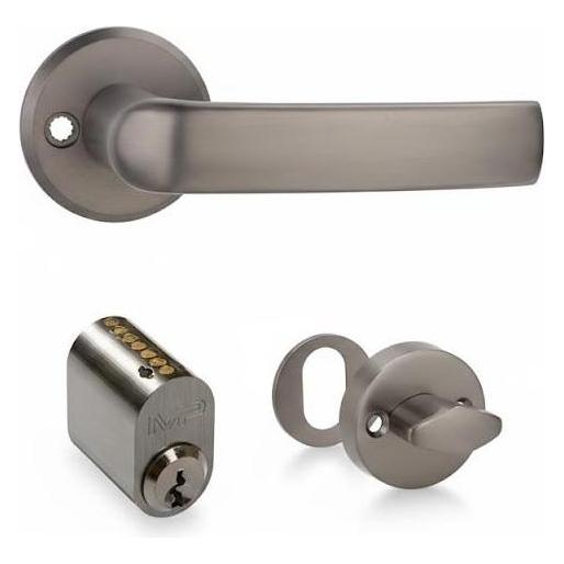 MP Door handle, outdoor MRO-06-35A MBN set, graphite (Türgriff) (66550244)